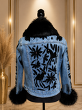 CHAMARRA NOIR OTOMI IMPERIAL