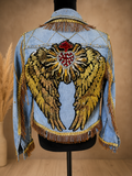CHAMARRA ALAS DEL CORAZON DORADO IMPERIAL