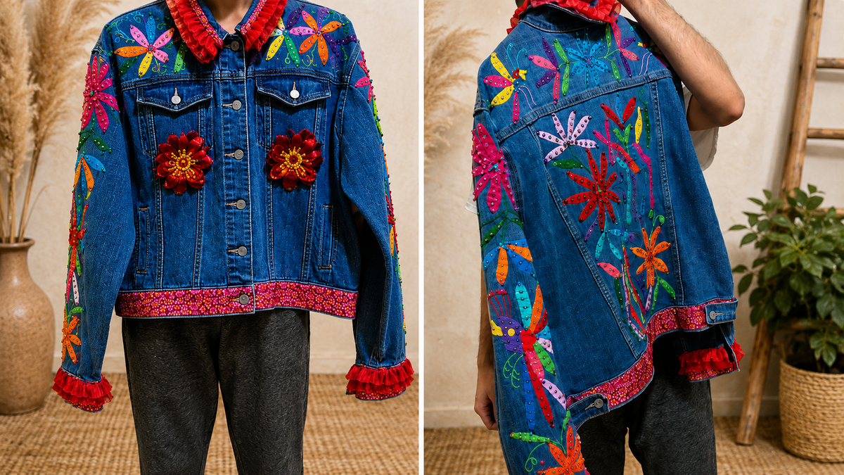 CHAQUETA JARDÍN IMPERIAL ROJO