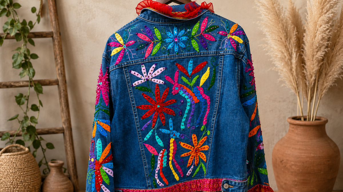 CHAQUETA JARDÍN IMPERIAL ROJO