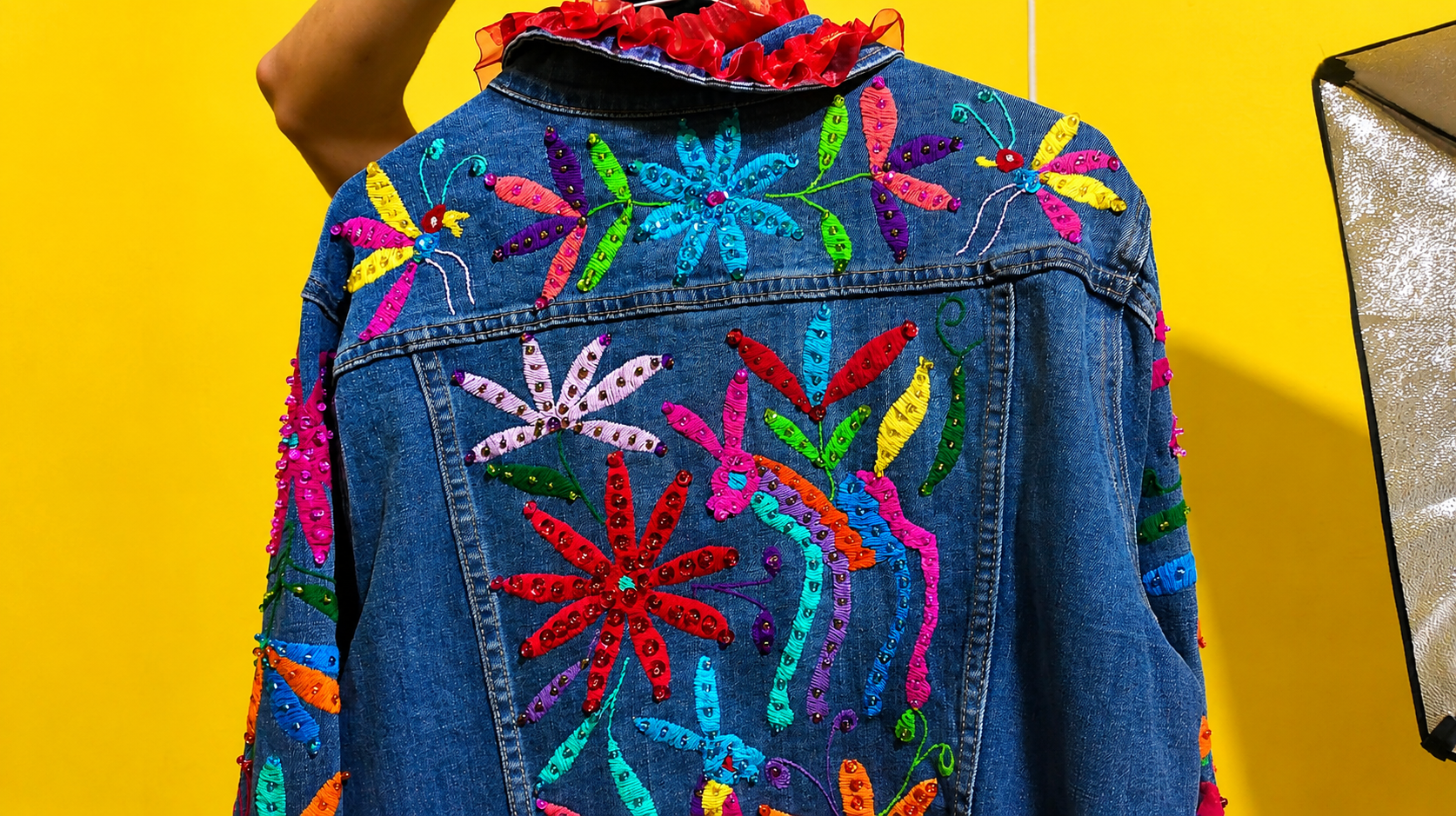 CHAQUETA JARDÍN IMPERIAL ROJO