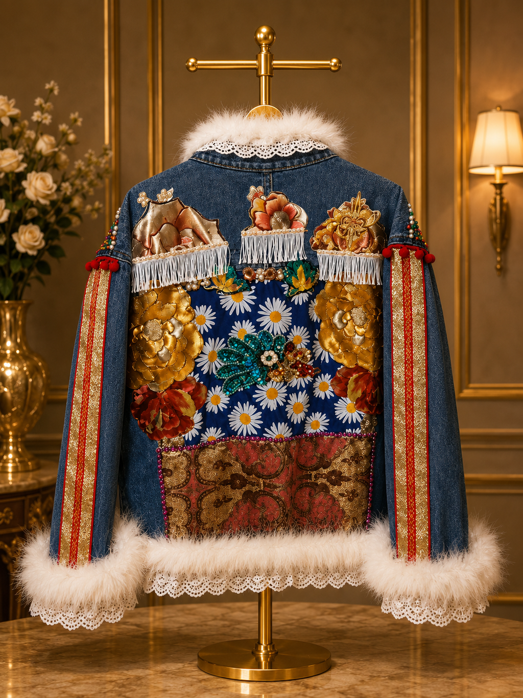 JACKET "IMPERIAL GOLD GARDEN"