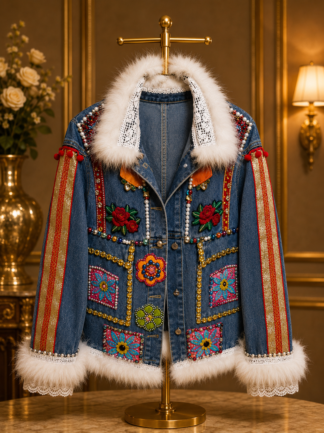 JACKET "IMPERIAL GOLD GARDEN"