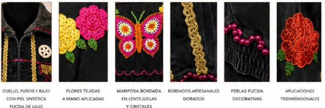 CHAMARRA "MARIPOSA JARDÍN IMPERIAL"